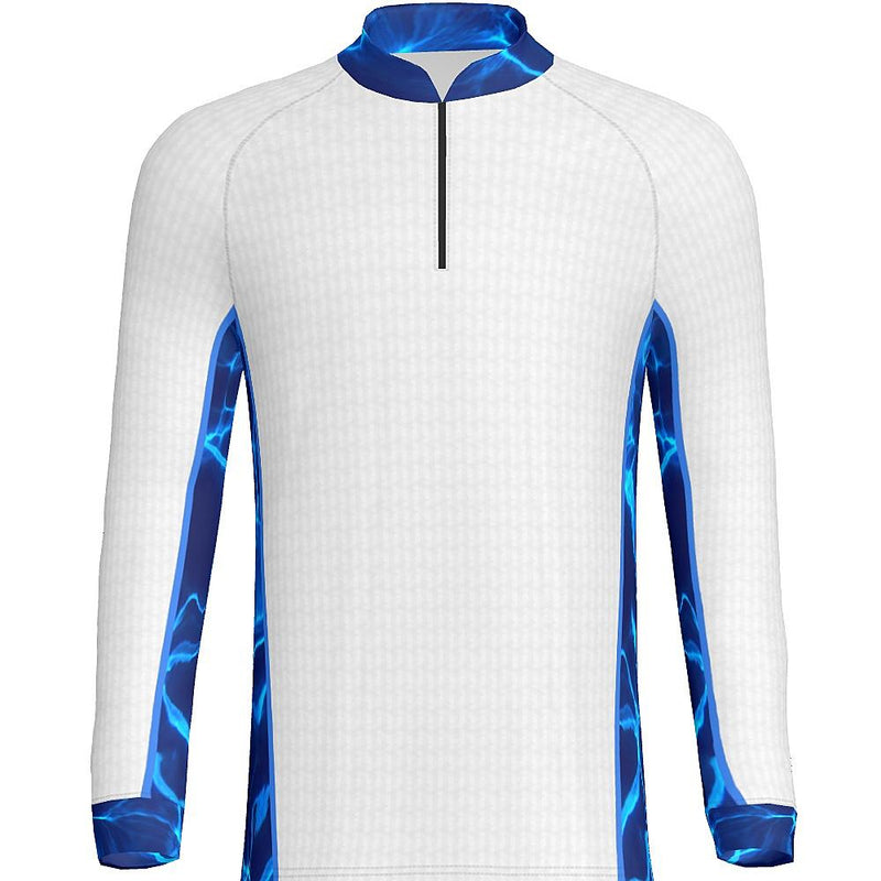 RIPPLES  - MEN'S 1/4 ZIP LS - PR108-The Teehive
