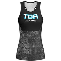 MOVE U Collision Custom Racerback Dance Tank Top-The Teehive