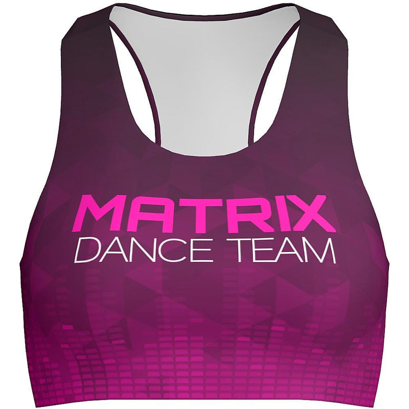 MOVE U Matrix Custom Dance Bra Top-The Teehive