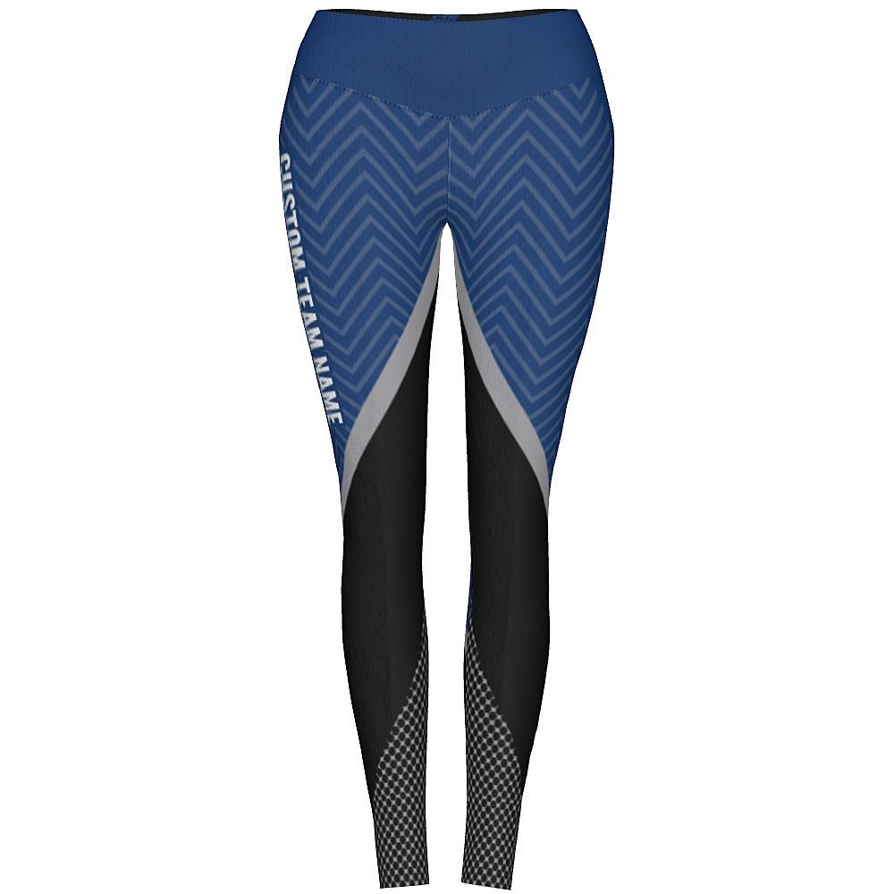 MOVE U Wave Custom Mid-Rise Dance Leggings-The Teehive