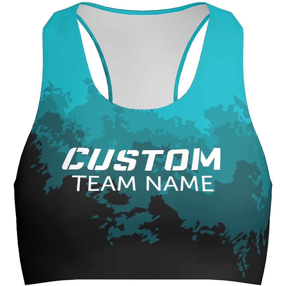 MOVE U Watercolor Custom Bra Top-The Teehive