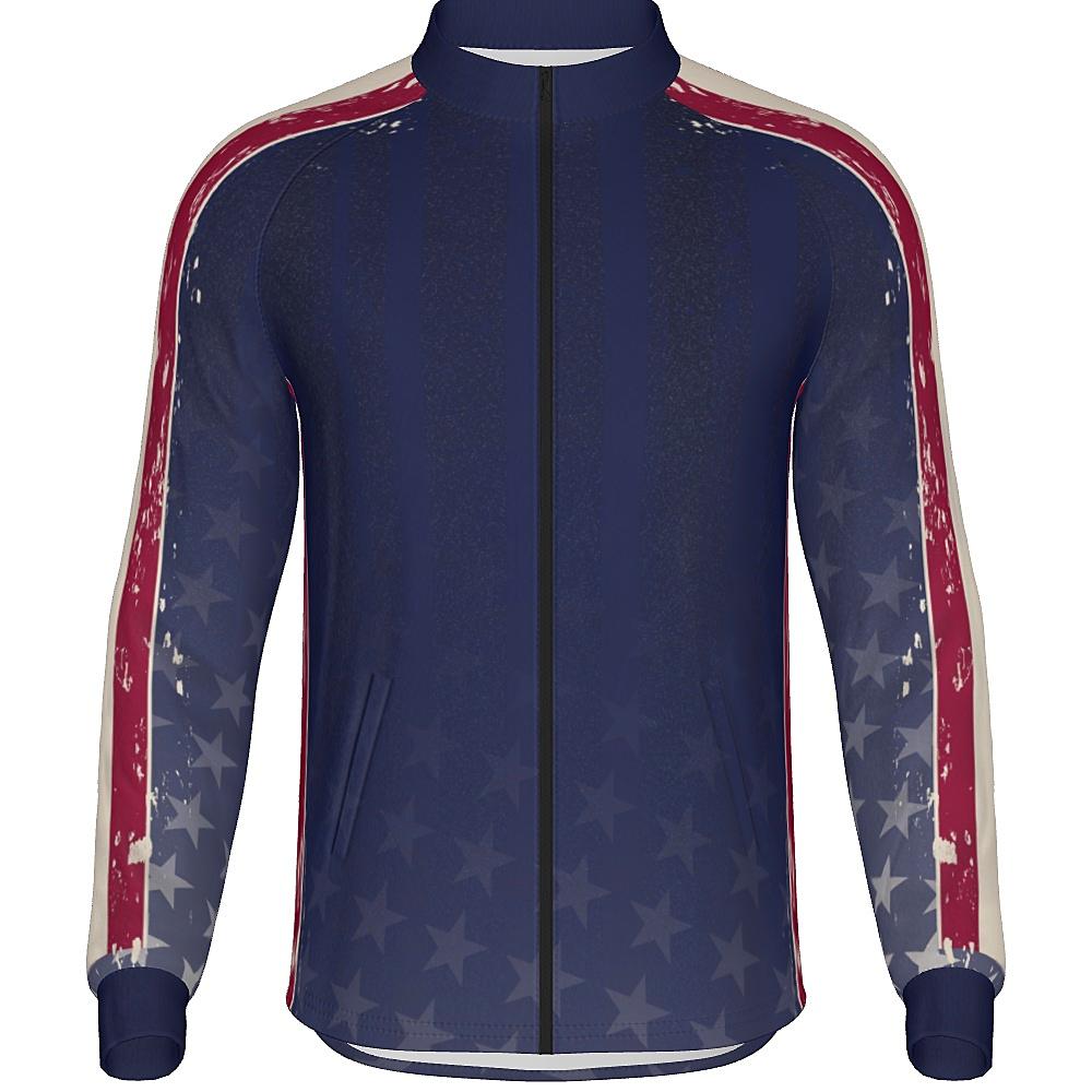 PATRIOTIC - MEN'S FULL ZIP COLLAR JACKET  - PR092