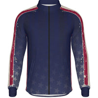 PATRIOTIC - MEN'S FULL ZIP COLLAR JACKET  - PR092