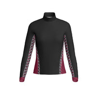 PATTERNED - WOMEN'S FULL ZIP COLLAR JACKET - PR174-The Teehive