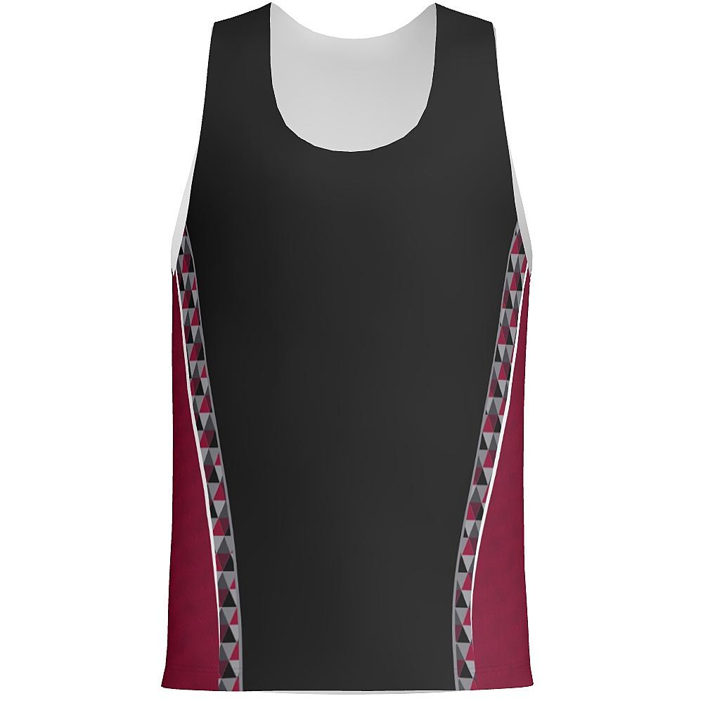 CROSSOVER - MEN'S/YOUTH BASKETBALL V-NECK - BBJ01-PM6.3oz-The Teehive