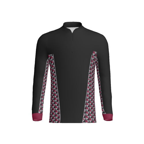 PATTERNED - MEN'S FULL ZIP COLLAR JACKET - PR092-The Teehive