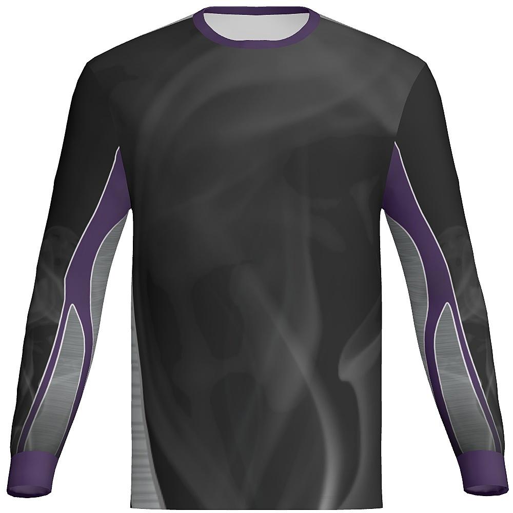 SMOKE - MEN'S CREW LS  - PR066-The Teehive