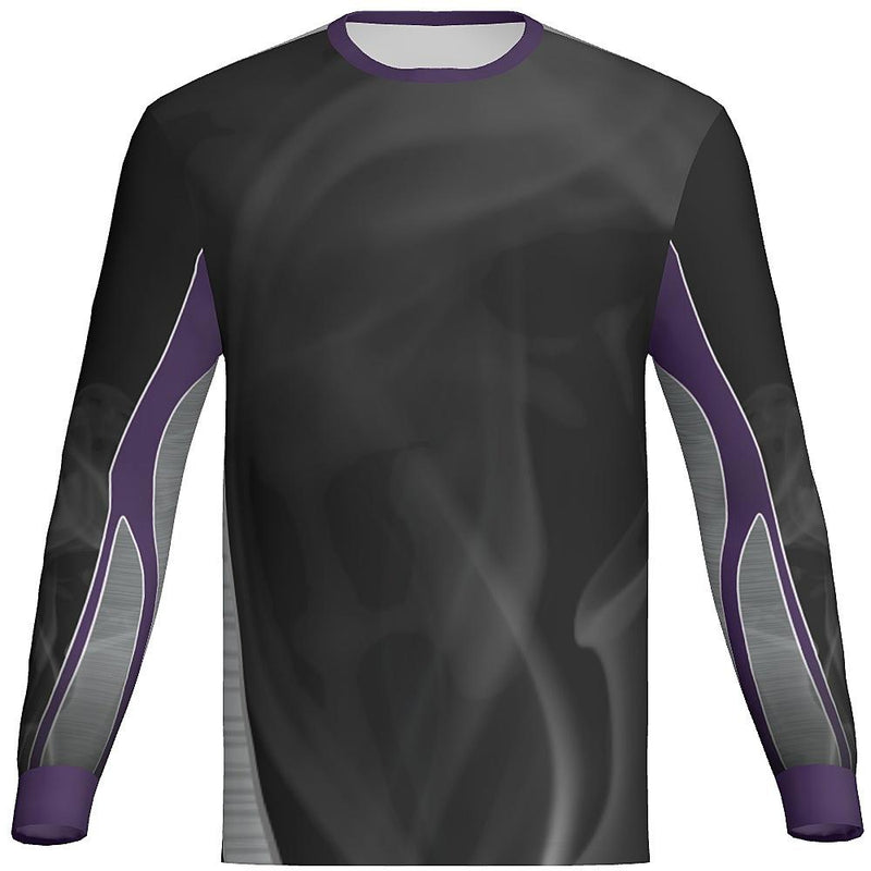 SMOKE - MEN'S CREW LS  - PR066-The Teehive
