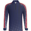 PATRIOT - MEN'S 1/4 ZIP LS  - PR108-The Teehive