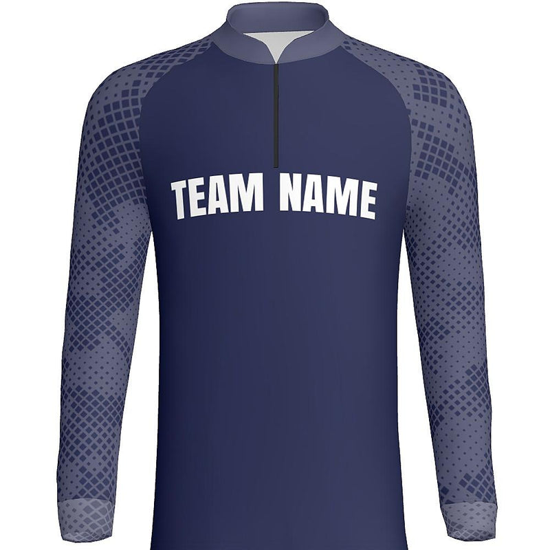 BLACKOUT - MEN'S 1/4 ZIP LS - PR108-The Teehive
