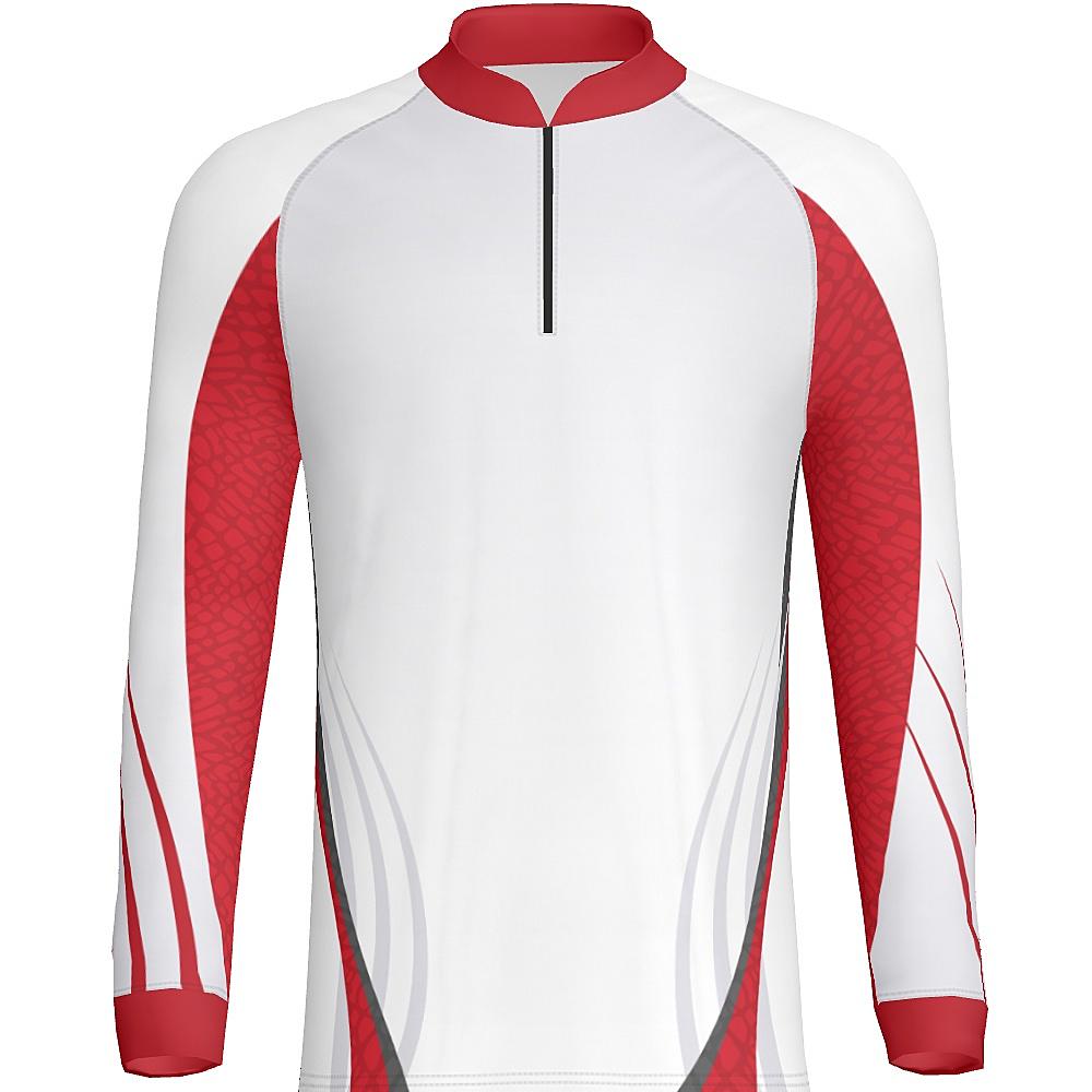 FISH1 - MEN'S 1/4 ZIP LS  - PR108-The Teehive