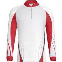 FISH1 - MEN'S 1/4 ZIP LS  - PR108-The Teehive