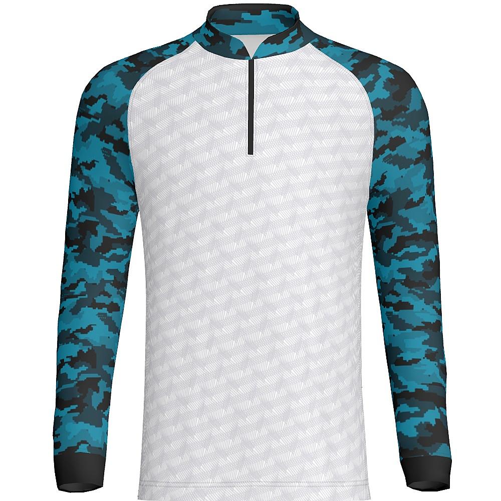 FISH2 - MEN'S 1/4 ZIP LS  - PR108-The Teehive