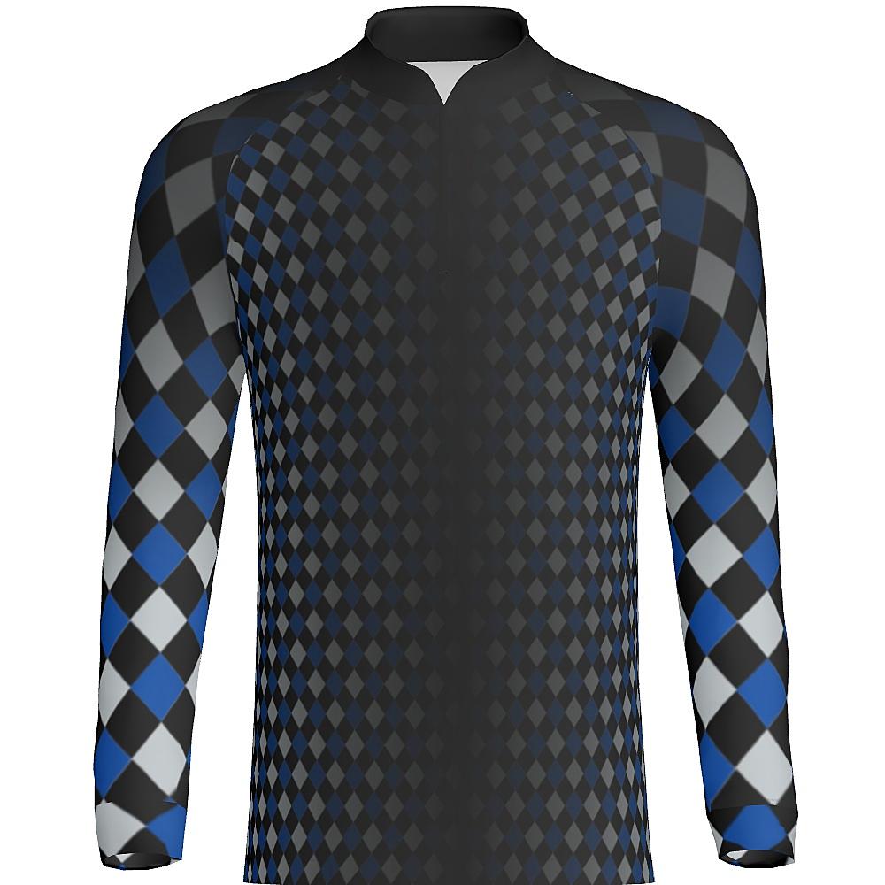 DIAMOND PLATE - MEN'S 1/4 ZIP LS - PR108-The Teehive
