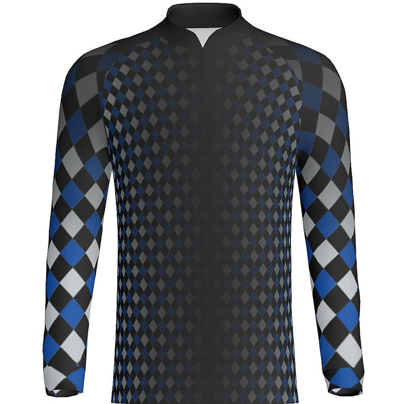 DIAMOND PLATE - MEN'S 1/4 ZIP LS - PR108-The Teehive
