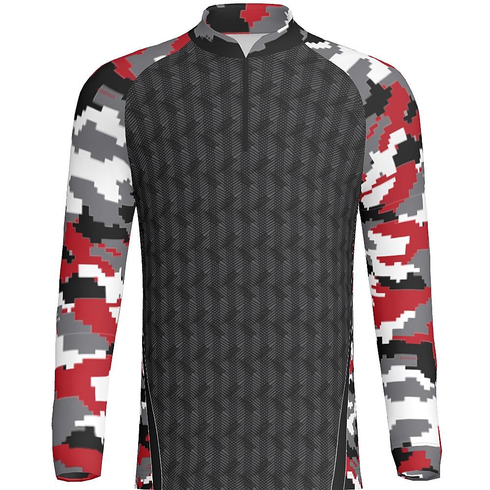 FINDER - MEN'S 1/4 ZIP LS - PR108-The Teehive