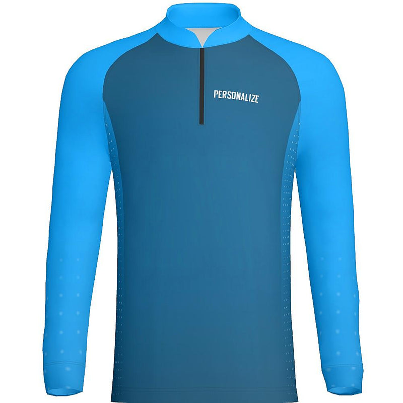 ANGLER - MEN'S 1/4 ZIP LS - PR108-The Teehive