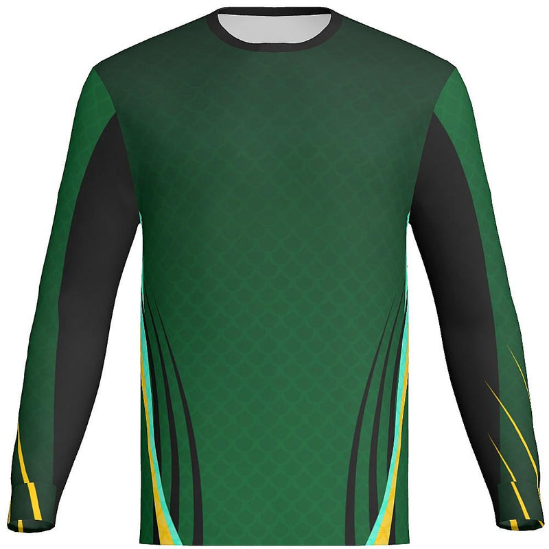 FISHBONE - MEN'S CREW LS - PR066-The Teehive