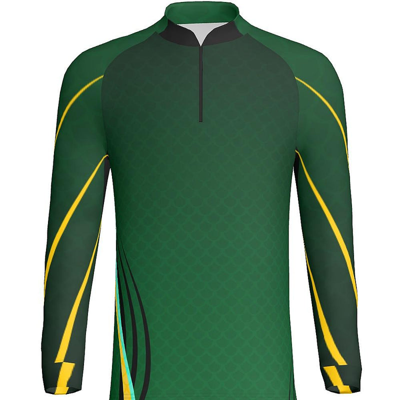 FISHBONE - MEN'S 1/4 ZIP LS - PR108-The Teehive