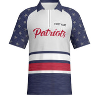 Patriot J514 Mens Short Sleeve Zipped Polo