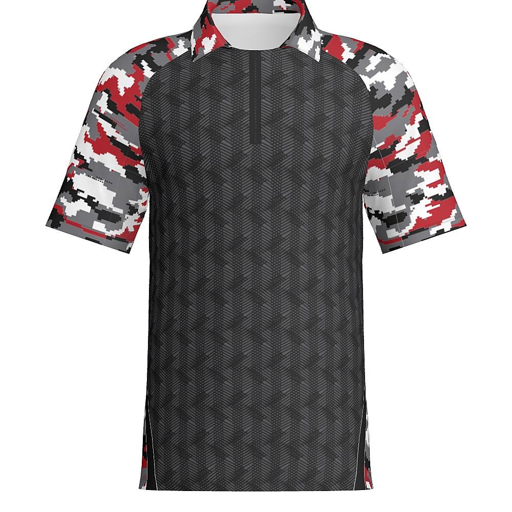 FINDER - Mens Short Sleeve Zipped Polo - PR110-The Teehive