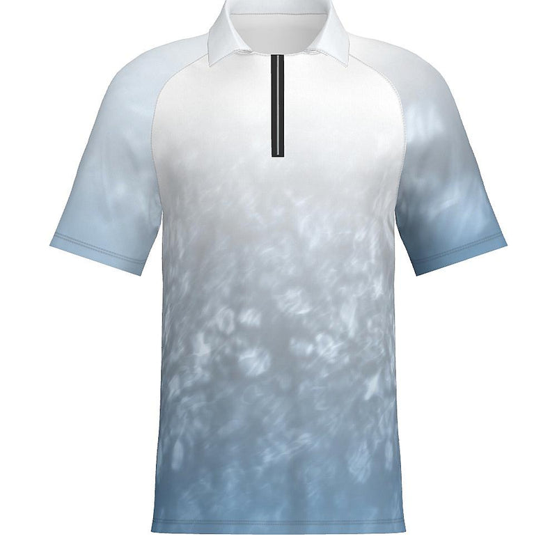 PEBBLE - Mens Short Sleeve Zipped Polo - PR044-The Teehive
