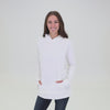 Womens Crossover Funnel Neck Pullover - TH2210