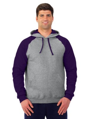 Jerzees - Nublend Colorblocked Raglan Hooded Sweatshirt - 96CR - SALE!