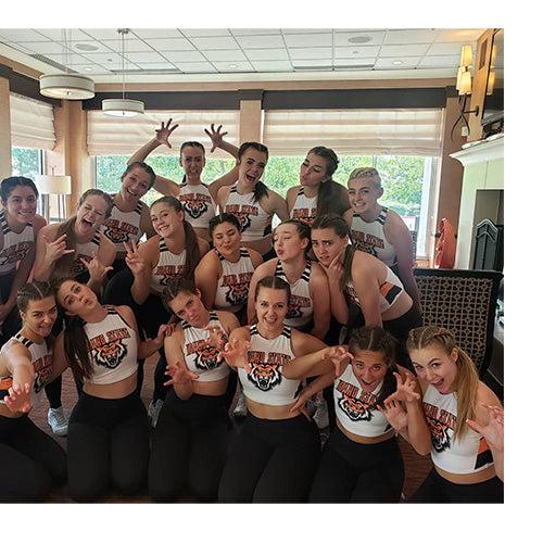 the teehive customer showcase, customized dance team wear