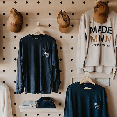 the teehive customer showcase, customized long sleeve t-shirt for local business store