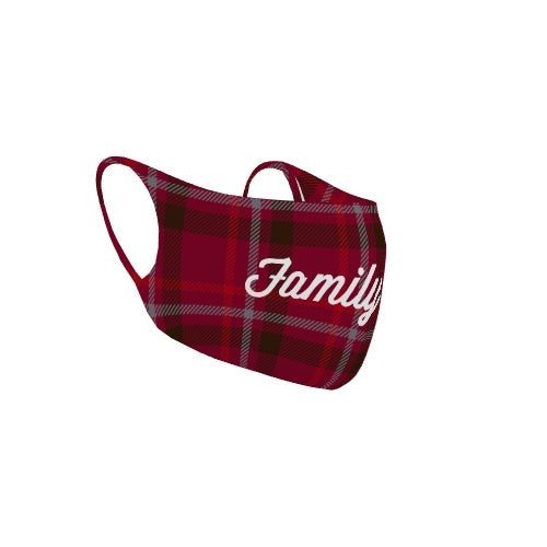 Customizable No Sew Face Cover - Plaid
