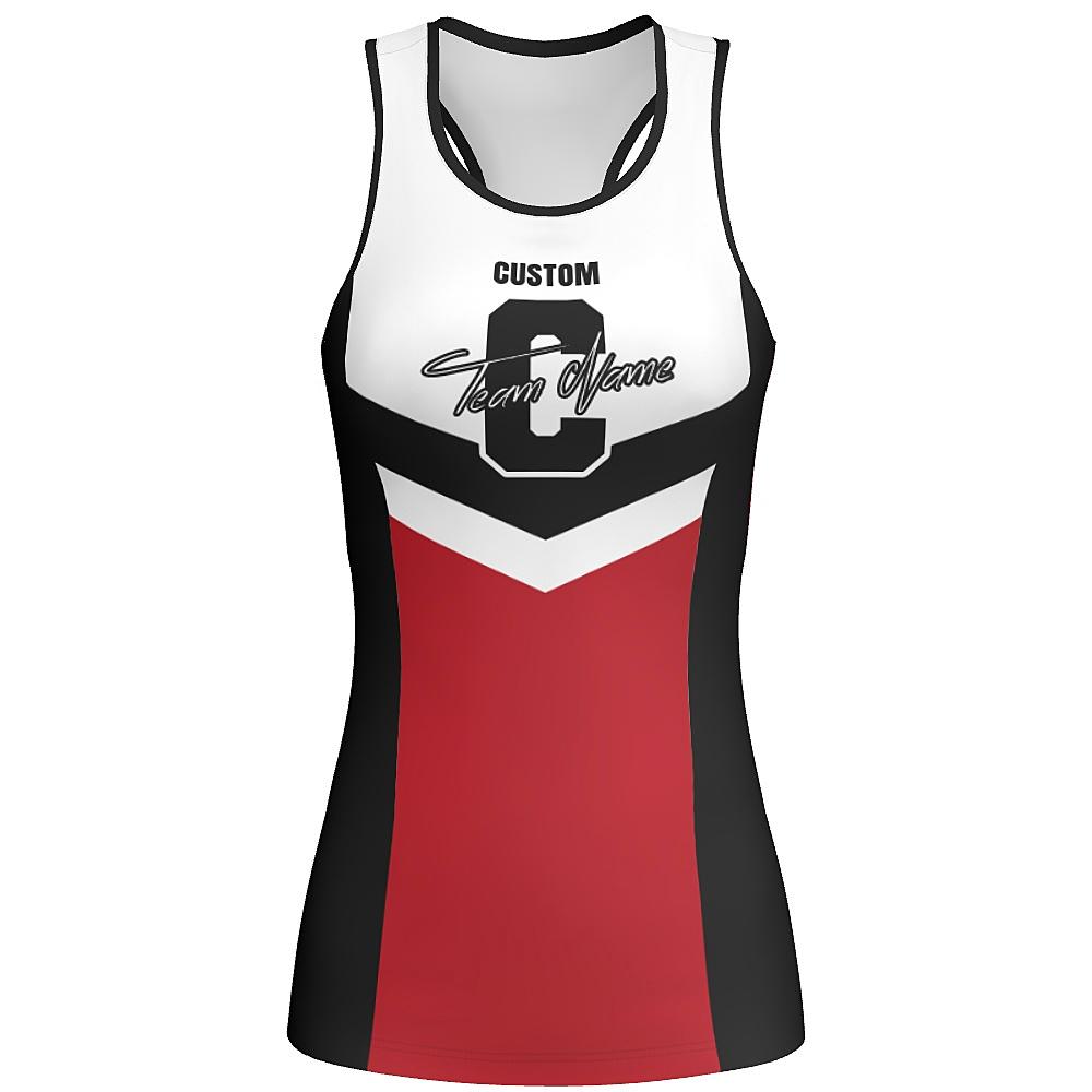 MOVE U Chevron Custom Racerback Fitted Tank - VP1884M-The Teehive