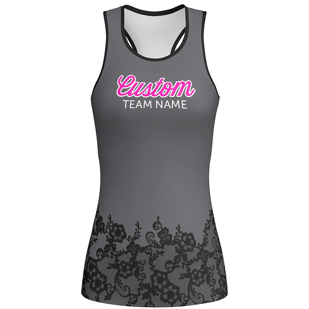 MOVE U Lace Custom Racerback Tank Top- VP1043M-The Teehive