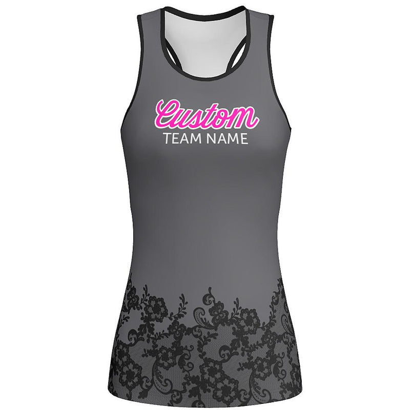MOVE U Lace Custom Racerback Tank Top- VP1043M-The Teehive